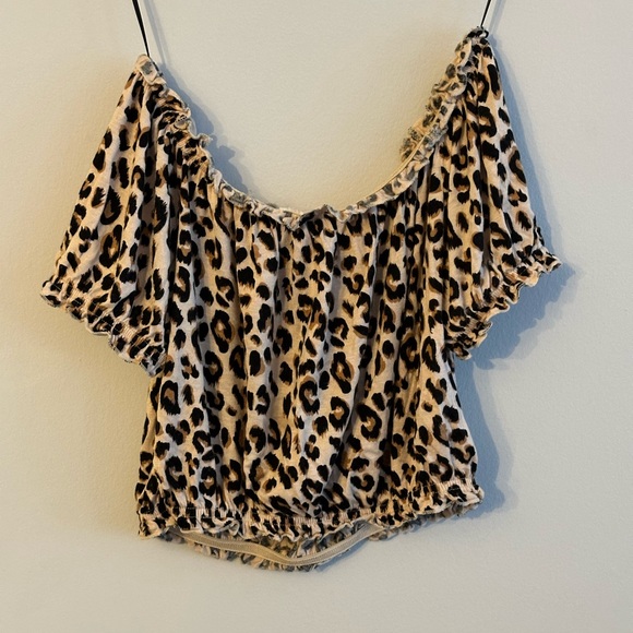 Leopard Short Sleeve Shirt H&M Divided - Picture 6 of 12